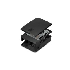 "Premium Raspberry Pi Case SC1160 in Sleek Black/Grey - Stylish Protection for Your Raspberry Pi!"